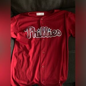 Bryce Harper red phillies jersey